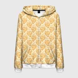 Мужская толстовка на молнии Рычания тигра