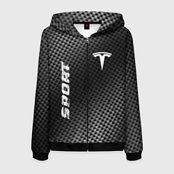 Мужская толстовка на молнии Tesla sport carbon