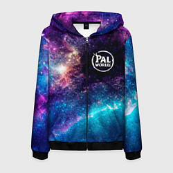 Толстовка 3D на молнии мужская Palworld space game, цвет: 3D-черный