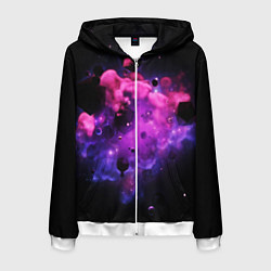 Мужская толстовка на молнии Космическая геометрия