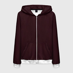 Мужская толстовка на молнии Бордовый