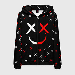 Мужская толстовка на молнии Smile face