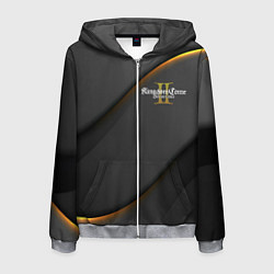 Толстовка 3D на молнии мужская Игра Kingdom Come: Deliverance 2, цвет: 3D-меланж