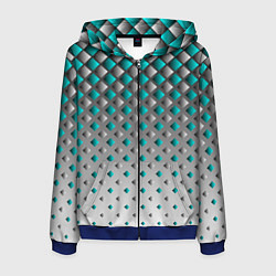 Мужская толстовка на молнии Фигурный каскад