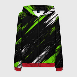 Толстовка 3D на молнии мужская Sports suit, цвет: 3D-красный