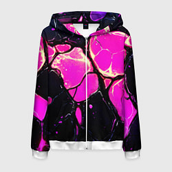 Мужская толстовка на молнии Розовые пятна в текстуре