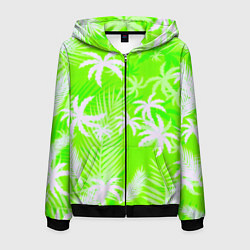 Мужская толстовка на молнии Кислотные тропики