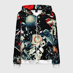 Мужская толстовка на молнии Звездные войны персонажи