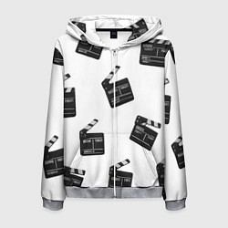 Мужская толстовка на молнии Съёмочная хлопушка