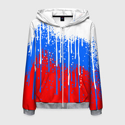 Мужская толстовка на молнии Патриот - флаг