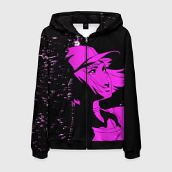 Толстовка 3D на молнии мужская Лазарь: Элейна, цвет: 3D-черный