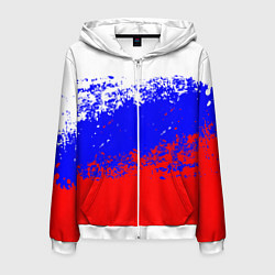 Мужская толстовка на молнии Патриот - флаг