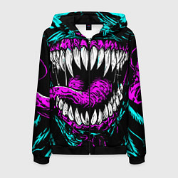 Мужская толстовка на молнии Клыки венома