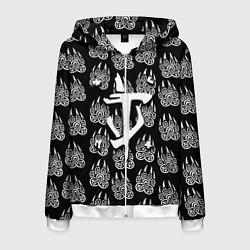 Мужская толстовка на молнии Doom хищник леса