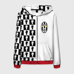 Мужская толстовка на молнии Ювентус паттерн люди