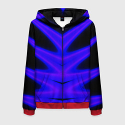 Мужская толстовка на молнии Color neon blue
