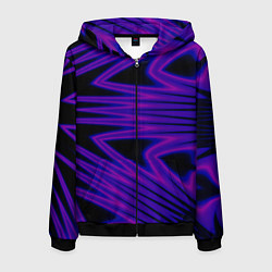 Мужская толстовка на молнии Color neon blue