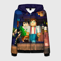 Мужская толстовка на молнии Minecraft Men's