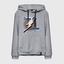 Толстовка-худи хлопковая мужская Tampa Bay, цвет: меланж