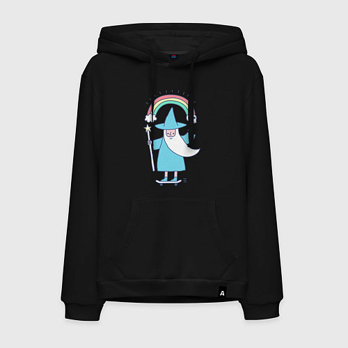 Мужская толстовка-худи Skate mage / Черный – фото 1