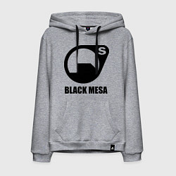 Толстовка-худи хлопковая мужская HL: Black mesa, цвет: меланж