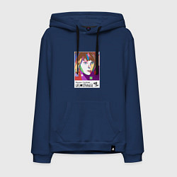 Толстовка-худи хлопковая мужская MAX: Life is Strange, цвет: тёмно-синий