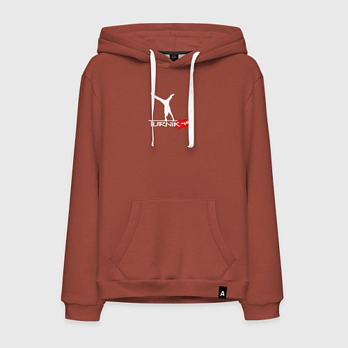 Мужская толстовка-худи Turnikman / Кирпичный – фото 1