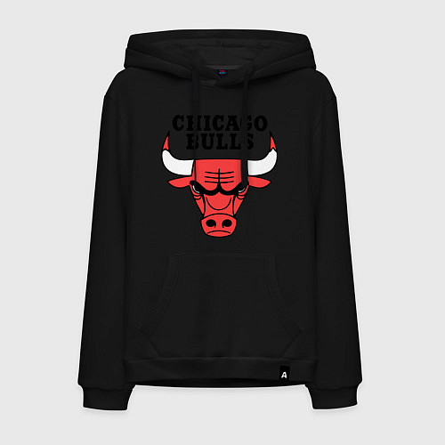 Мужская толстовка-худи Chicago Bulls / Черный – фото 1
