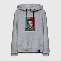 Толстовка-худи хлопковая мужская DiCaprio Art, цвет: меланж