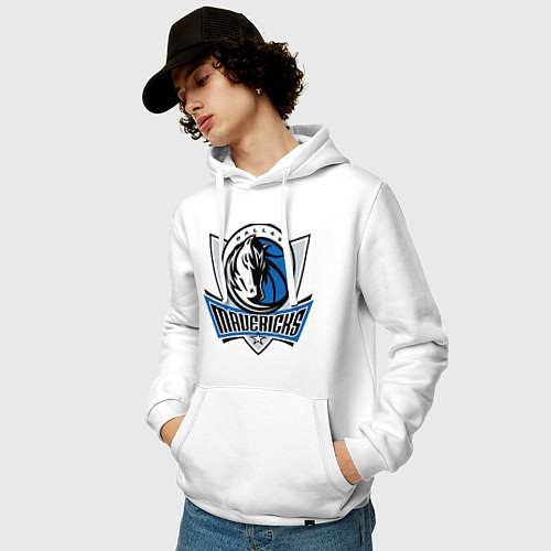 Мужская толстовка-худи Dallas / Белый – фото 3