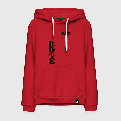 Мужская толстовка-худи MASS EFFECT N7 / Красный – фото 1