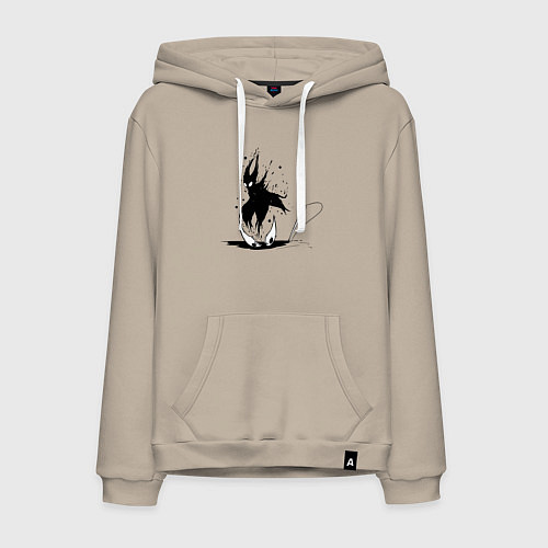 Мужская толстовка-худи Hollow Knight / Миндальный – фото 1