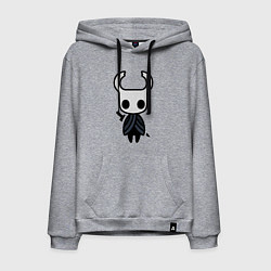 Толстовка-худи хлопковая мужская Hollow Knight, цвет: меланж