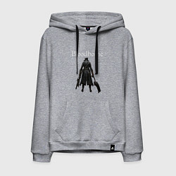 Толстовка-худи хлопковая мужская Bloodborne, цвет: меланж