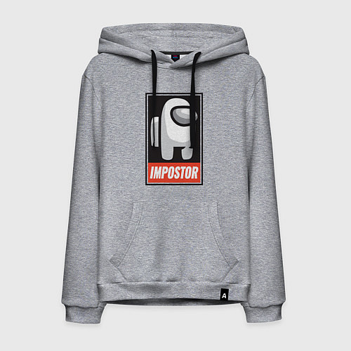 Мужская толстовка-худи Among Us / Меланж – фото 1
