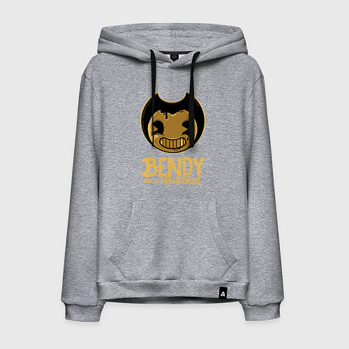 Мужская толстовка-худи Bendy And The Ink Machine / Меланж – фото 1