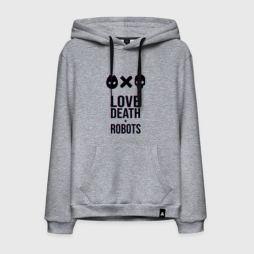 Мужская толстовка-худи LDR Glitch / Меланж – фото 1