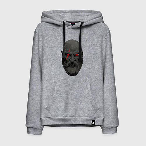 Мужская толстовка-худи Kratos ART / Меланж – фото 1