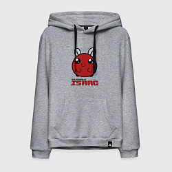 Толстовка-худи хлопковая мужская The binding of isaac Monsters, цвет: меланж