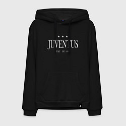 Толстовка-худи хлопковая мужская Juventus Tee est 1897 2021, цвет: черный