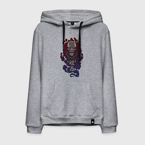 Мужская толстовка-худи Дух Хання / Меланж – фото 1