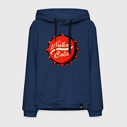 Толстовка-худи хлопковая мужская Nuka Cola Fallout, цвет: тёмно-синий