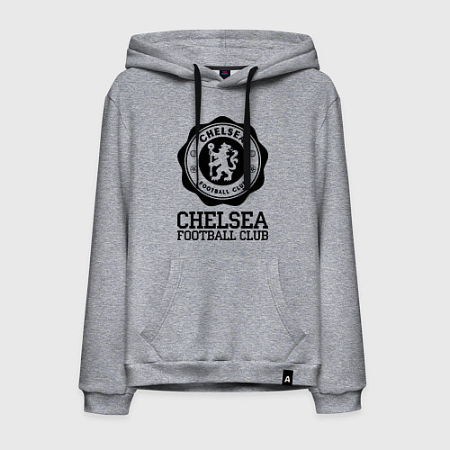 Мужская толстовка-худи Chelsea FC: Emblem / Меланж – фото 1