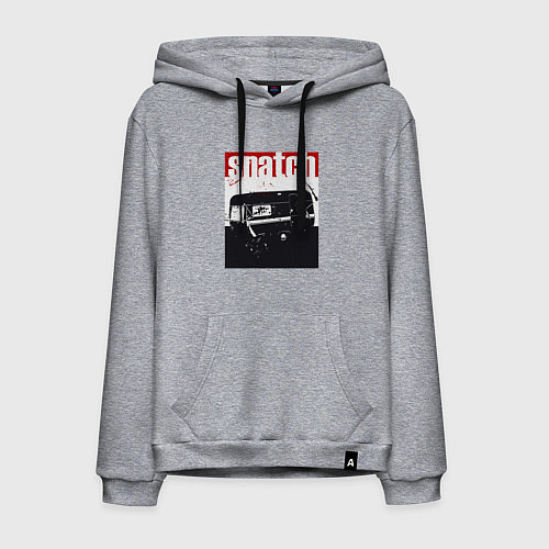 Мужская толстовка-худи Большой куш Гай Ричи / Меланж – фото 1