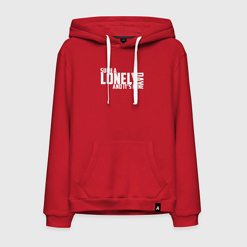 Мужская толстовка-худи Lonely Day - System Of A Down / Красный – фото 1