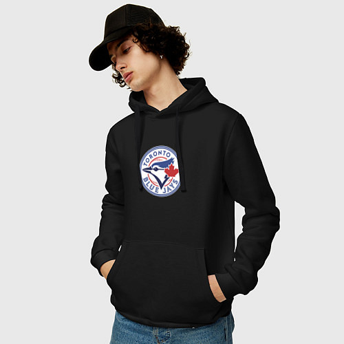 Мужская толстовка-худи Toronto Blue Jays / Черный – фото 3