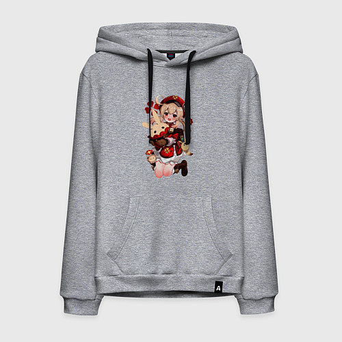 Мужская толстовка-худи КЛИ милейшее создание Геншин / Меланж – фото 1