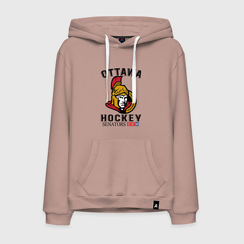 Мужская толстовка-худи OTTAWA SENATORS ОТТАВА СЕНАТОРЗ / Пыльно-розовый – фото 1