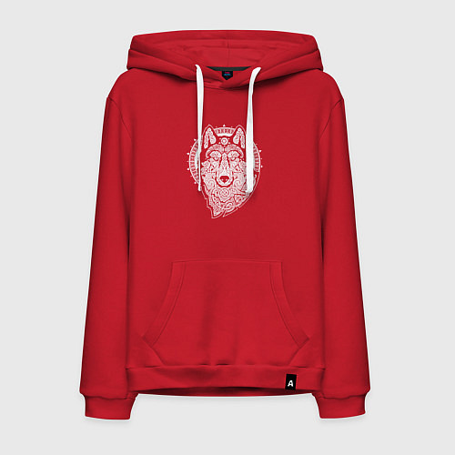 Мужская толстовка-худи Northern Wolf / Красный – фото 1