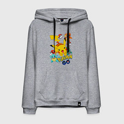Мужская толстовка-худи ПОКЕМОНЫ POKEMON